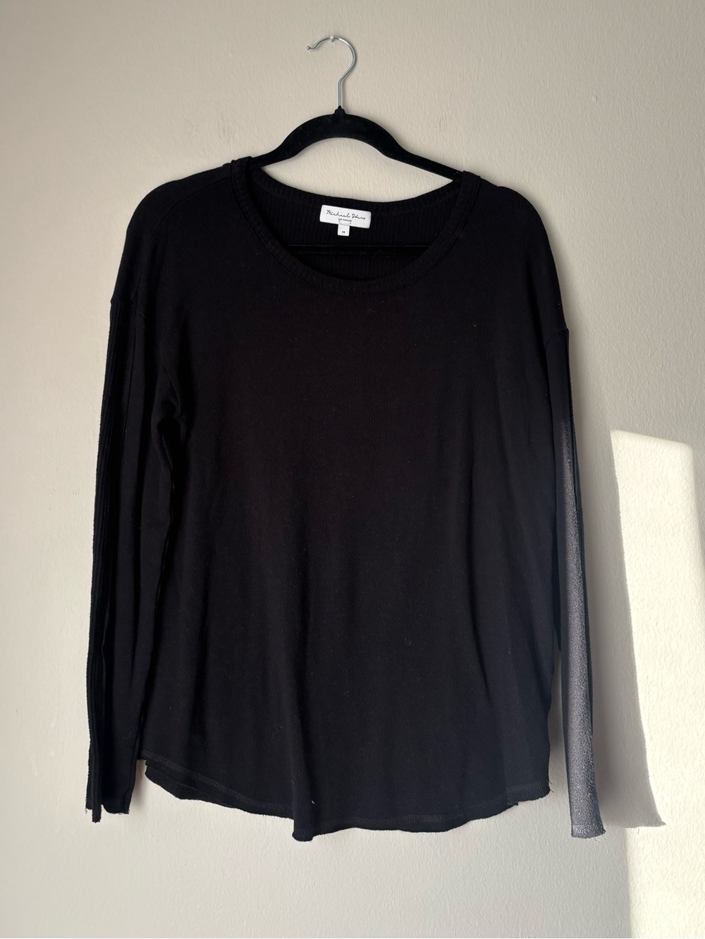 Michael Stars Black Long Sleeve Tee